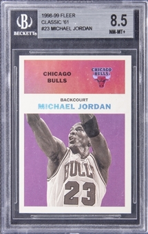 1998/99 Fleer "Classic 61" #23C Michael Jordan (#26/61) – BGS NM-MT+ 8.5